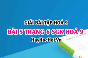 Giải bài 5 trang 6 SGK Hoá 9: Tính chất hoá học của Oxit, phân loại Oxit